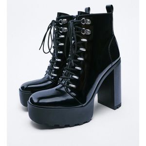 ✨SALE ✨ZARA HEELED HIKER ANKLE BOOTS ✨SALE ✨